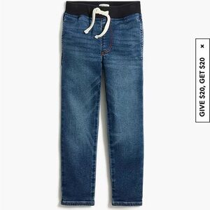 Crewcut size 8, stretchable waist band. Worn once. Super soft, does stretch